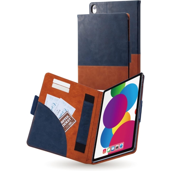 Elecom TB-A22RPLFDTNV navy X brown Tablet Case