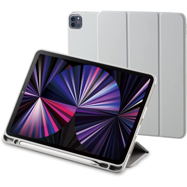 Tablet Case Elecom TBWA21PMWVSAGY Grey Tablet Case