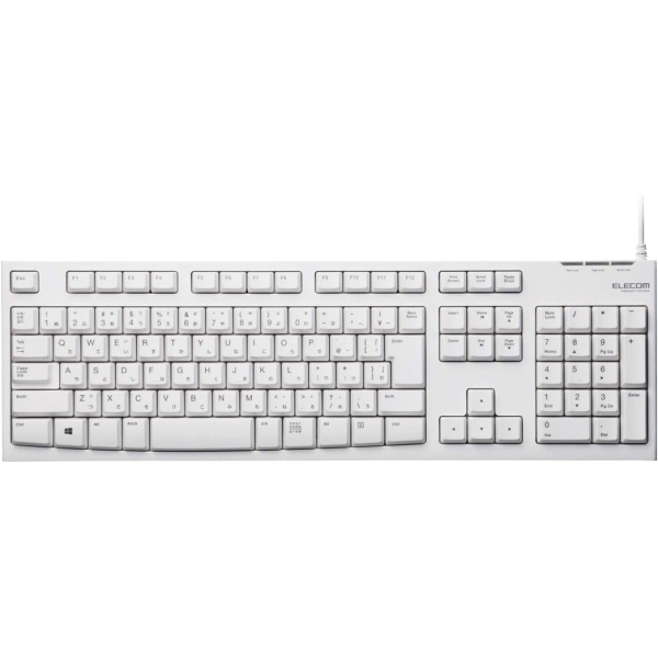 Keyboard Elecom TK-FCM064WH/RS White