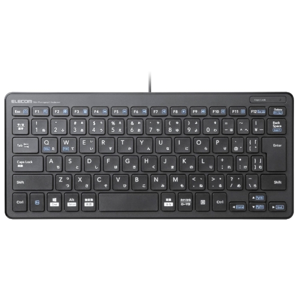 Keyboard Elecom TK-FCP096BK Black