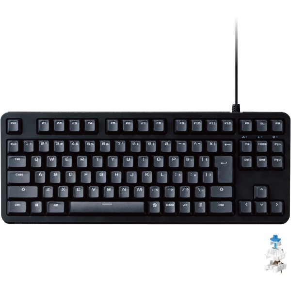 ELECOM TK-GK20CBK blue axis black Keyboard