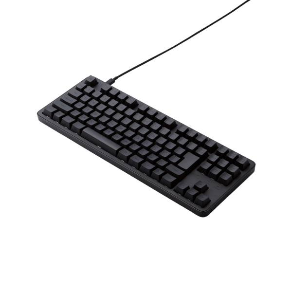 ELECOM TK-MC30UKLBK Red Axis Black Keyboard