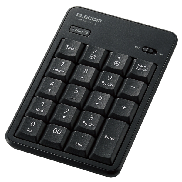 Number Pad ELECOM ELECOM TK-TBM023SKBK black Number Pad