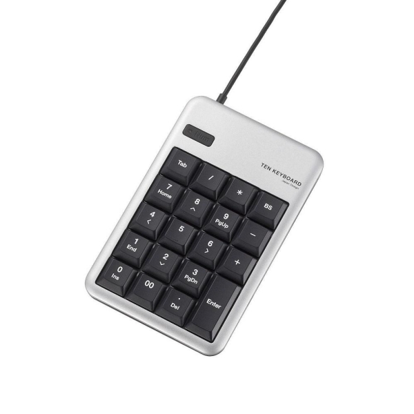 Number Pad Elecom Elecom TK-TCM011SV Silver Number Pad