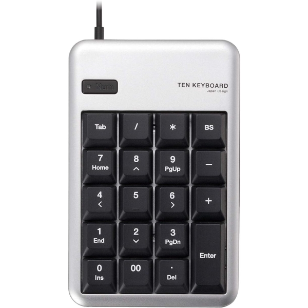 Number Pad ELECOM TK-TCM012SV silver Number Pad