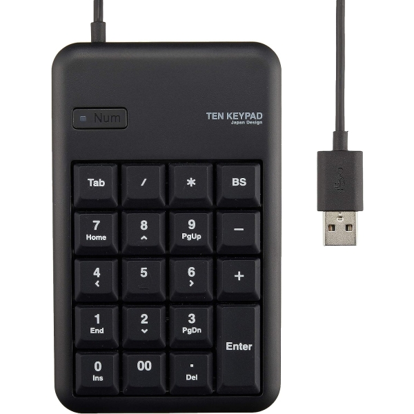 Number Pad ELECOM TK-TCM014BK black Number Pad