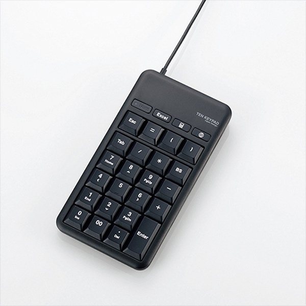 Number Pad Elecom Elecom TK-TCM015BK Black Number Pad