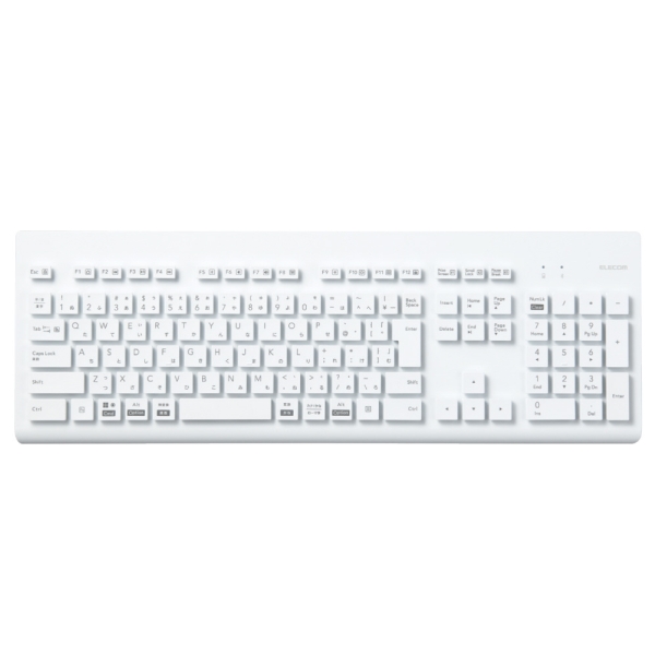 Keyboard Elecom TK-WS03BMKWH white