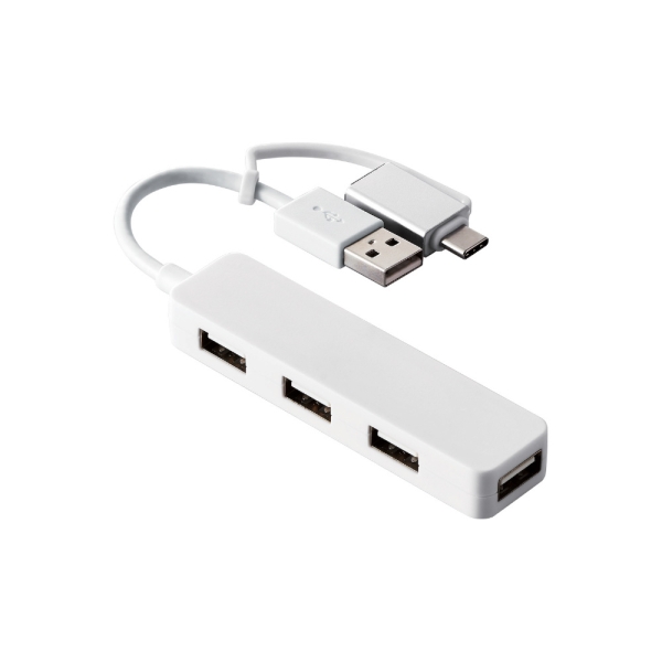 ELECOM U2H-CA4003BWH White USB Hub