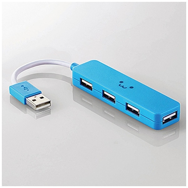 USB Hub Elecom U2H-SN4NBF2BU Blue USB Hub