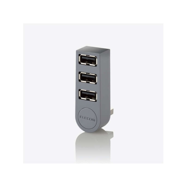 USB Hub Elecom U2H-TZ325BGY/EC gray USB Hub