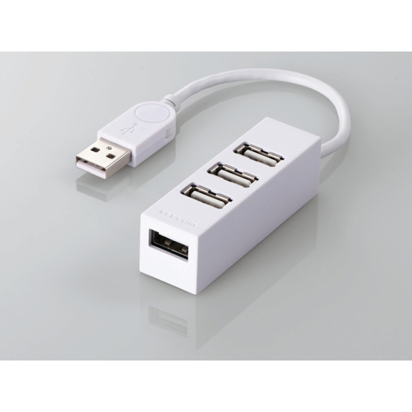 USB Hub Elecom U2H-TZ426BWH White USB Hub