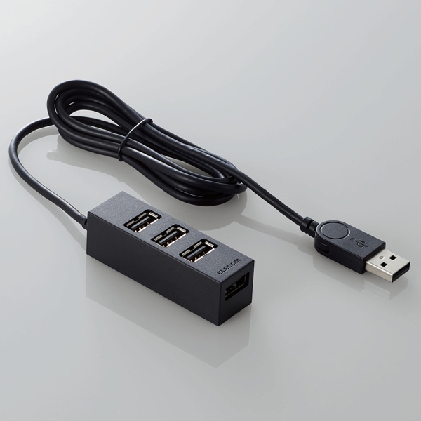 USB Hub Elecom U2H-TZ427SBK black USB Hub