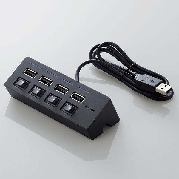 USB Hub Elecom U2H-TZS428SBK Black USB Hub