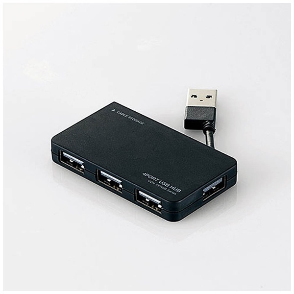 USB Hub Elecom U2H-YKN4BBK Black USB Hub