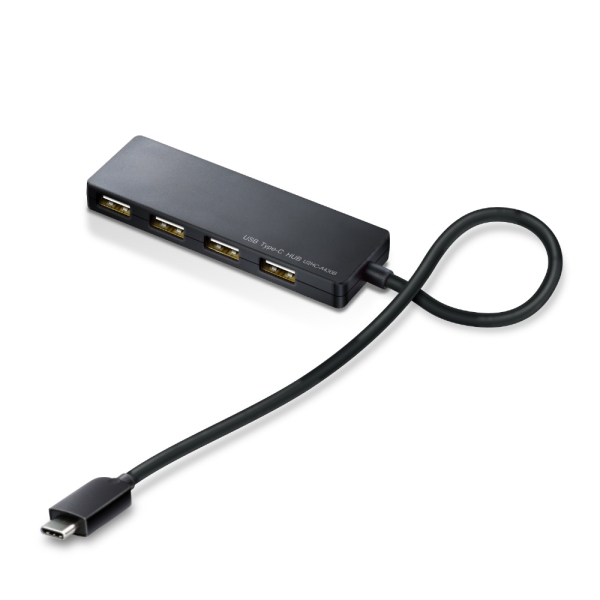 USB Hub Elecom U2HC-A430BXBK Black USB Hub