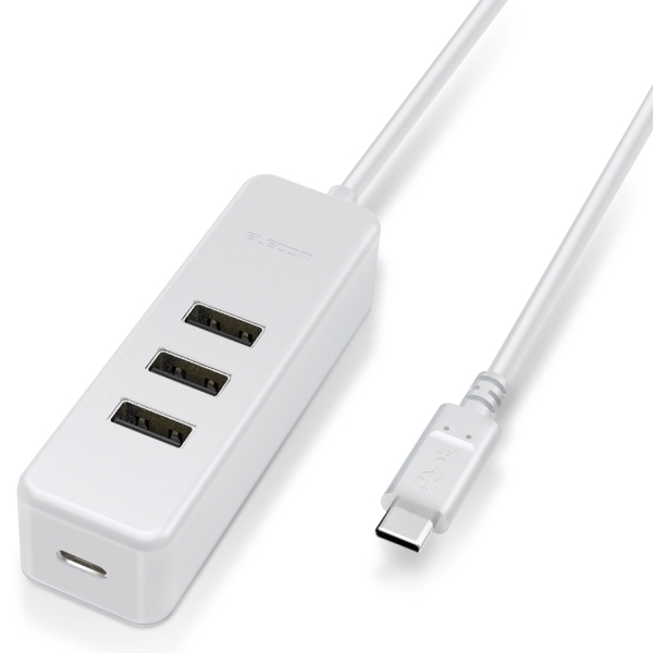 USB Hub Elecom U2HC-T431PWH White USB Hub