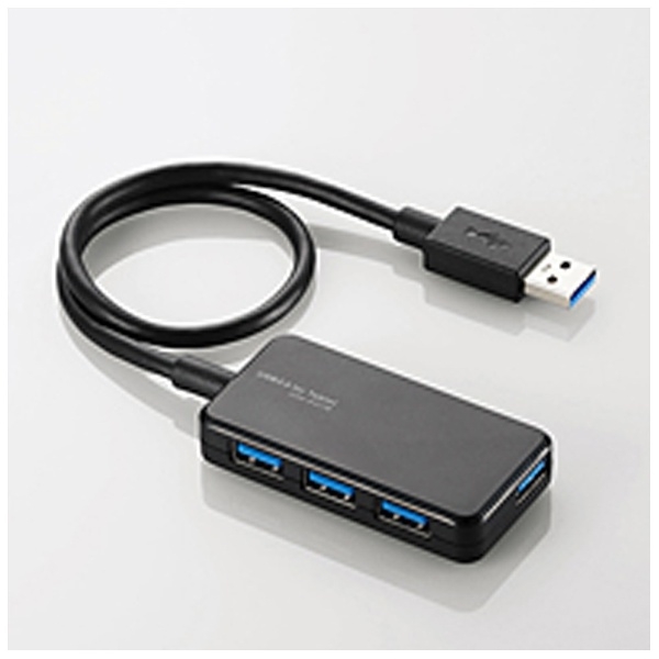 USB Hub Elecom U3H-A411BBK Black USB Hub