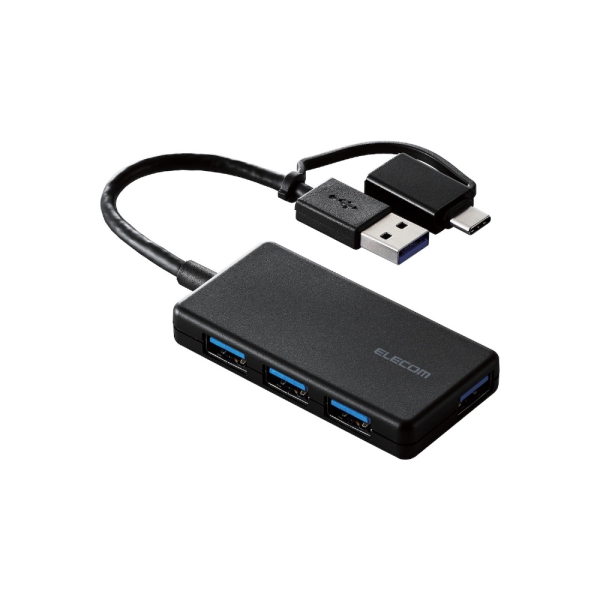 ELECOM U3H-CA4004BBK black USB Hub