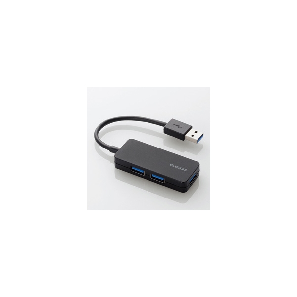 USB Hub Elecom U3H-K315BBK Black USB Hub