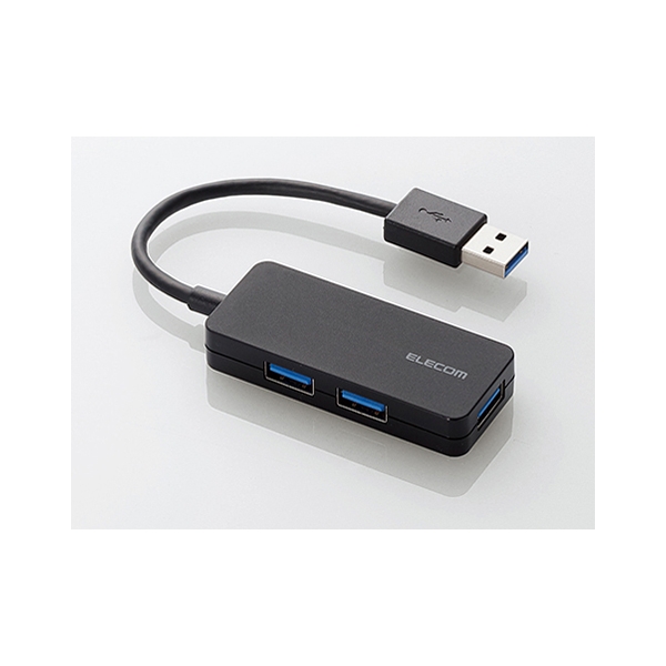 USB Hub Elecom U3H-K315BXBK Black USB Hub