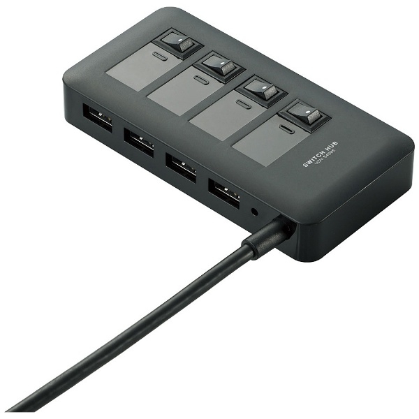 USB Hub Elecom U3H-S409SBK black USB Hub