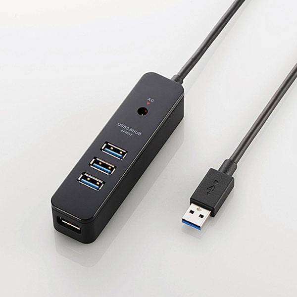 USB Hub Elecom U3H-T410SBK black USB Hub