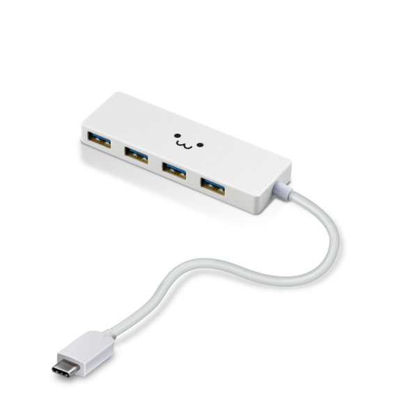 USB Hub Elecom U3HC-A429BXWF white face USB Hub