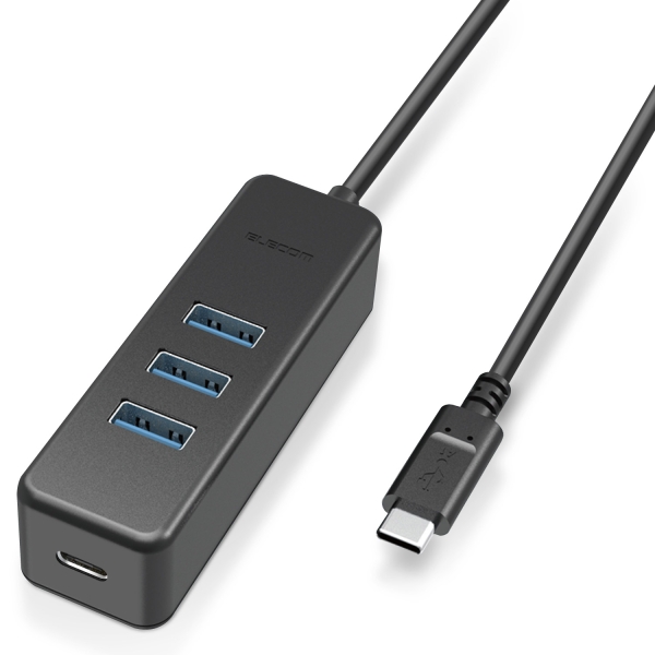 USB Hub Elecom U3HC-T431P5BK Black USB Hub