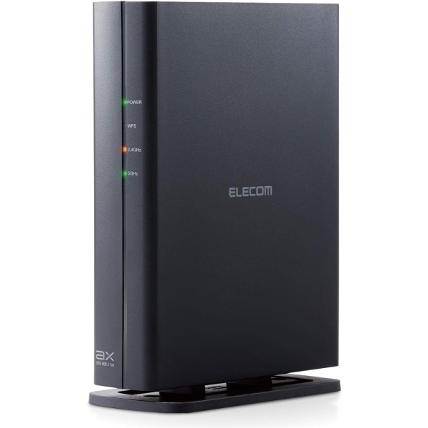 ELECOM WRC-X1800GSA-B black Wi-Fi Router