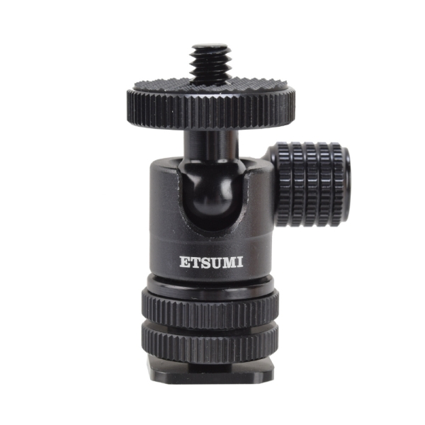 Camera Tripod Head Etsumi Microball Headshoe E-7753 Tripod Head