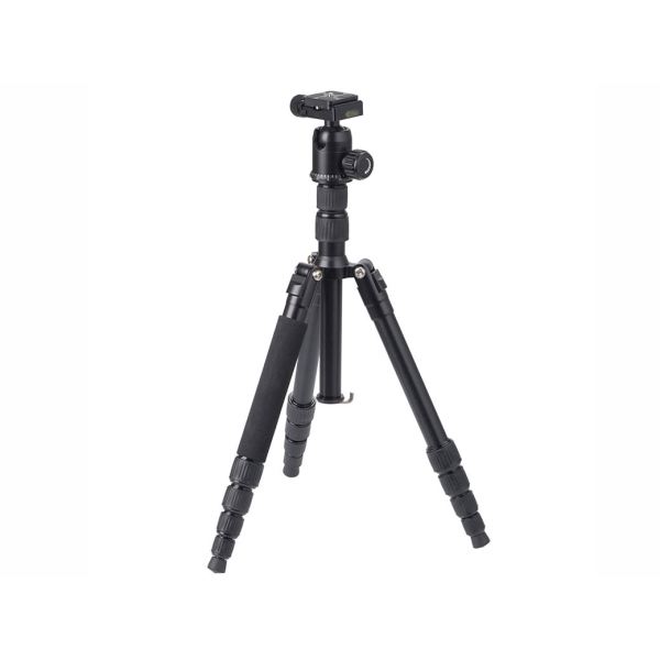 Camera Tripod & Monopod Etsumi Rambo S 5-stage tripod E-2134 Black Tripods & Monopod