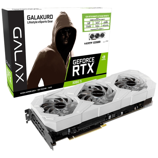 Graphic Card Expert-oriented GALAKURO GK-RTX3080Ti-E12GB/WHITE PCIExp 12GB