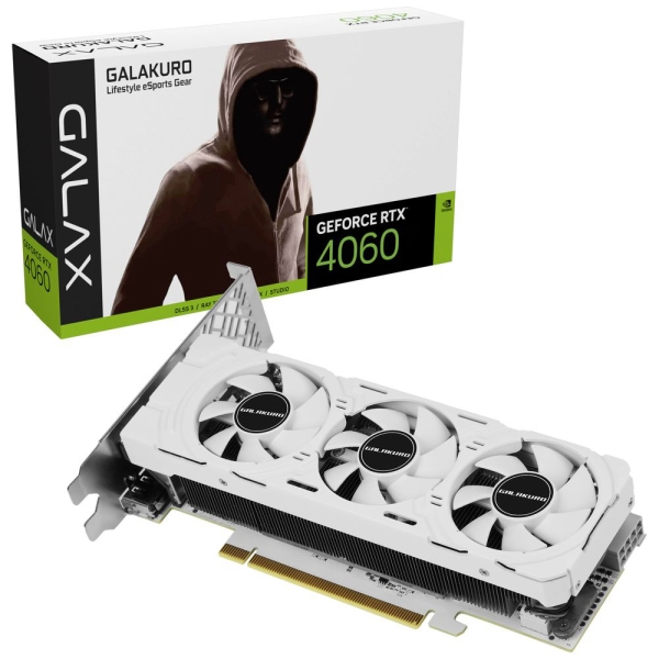 Expert-oriented GK-RTX4060-E8GB/WHITE/LP PCIExp 8GB Graphic Card