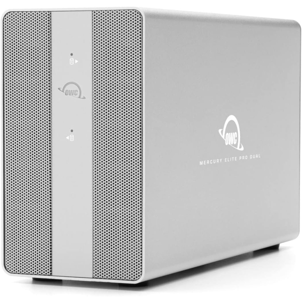 External Hard Drive OWC Mercury Elite Pro Dual with 3-Port Hub OWCMEDCH7T04 Computers Storage Devices