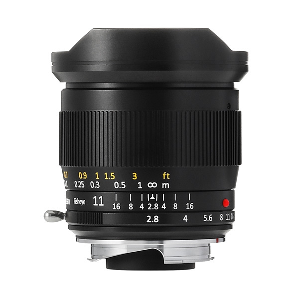 Camera Lens Eyecraft Optical TTArtisan 11mm f/2.8 for Fisheye Leica M Lense