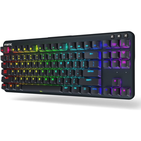 Keyboard Fnatic miniSTREAK Brown US FG-KB-5060455782086 Black