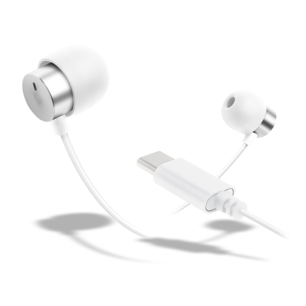 FSC FS-CMSLP01-MWH metal white Earphone Headphone