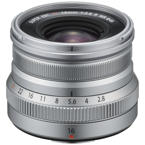 Camera Lens FUJIFILM Fujinon lens XF16mmF2.8 R WR silver Lense