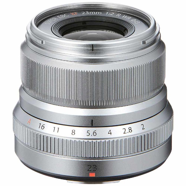 Camera Lens FUJIFILM FUJINON Lens XF23mmF2 R WR Silver Lense