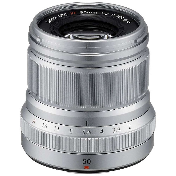 Camera Lens FUJIFILM Fujinon lens XF50mmF2 R WR silver Lense