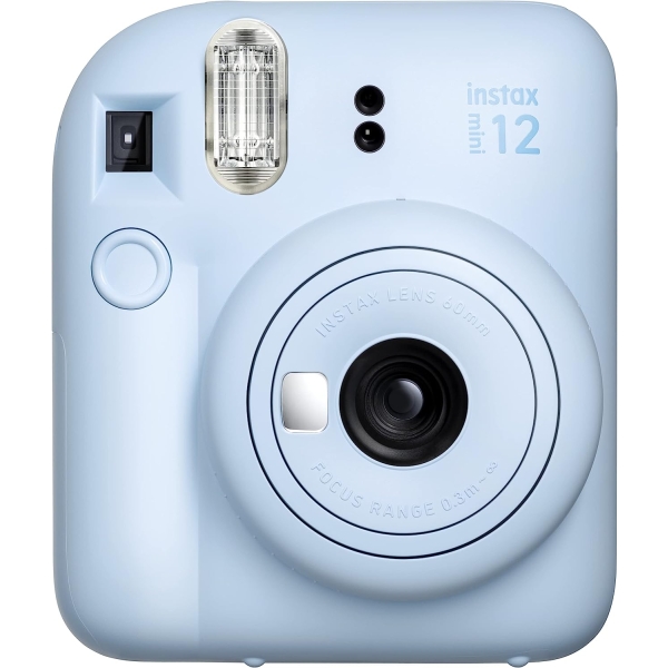 FUJIFILM instax mini 12 Cheki Pastel Blue Instant Camera