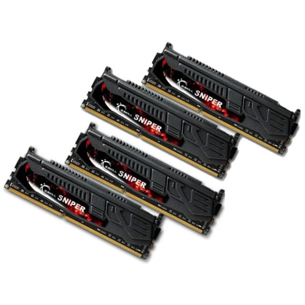 Memory G.Skill F3-1600C9Q-32GSR DDR3 PC3-12800 8GB 4-Disc