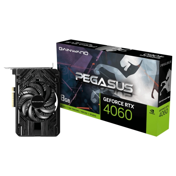 GAINWARD GeForce RTX 4060 Pegasus NE64060019P1-1070E-G PCIExp 8GB Graphic Card