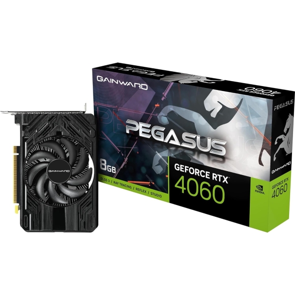 GAINWARD GeForce RTX 4060 Pegasus V1 NE64060019P1-1070E-G-V1 PCIExp 8GB Graphic Card