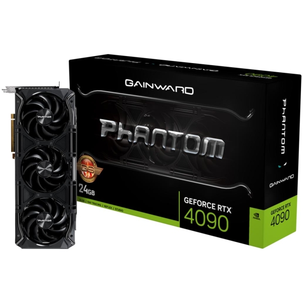 GAINWARD GeForce RTX 4090 Phantom GS NED4090S19SB-1020P PCIExp 24GB Graphic Card