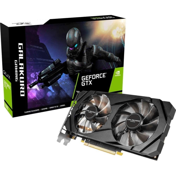 Graphic Card GALAKURO GAMING GG-GTX1660-E6GB/DF PCIExp 6GB