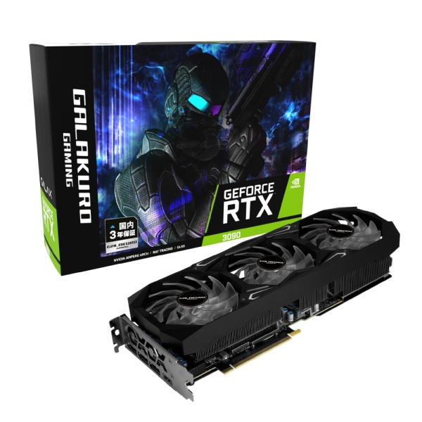 Graphic Card GALAKURO GAMING GG-RTX3090-E24GB/TP PCIExp 24GB