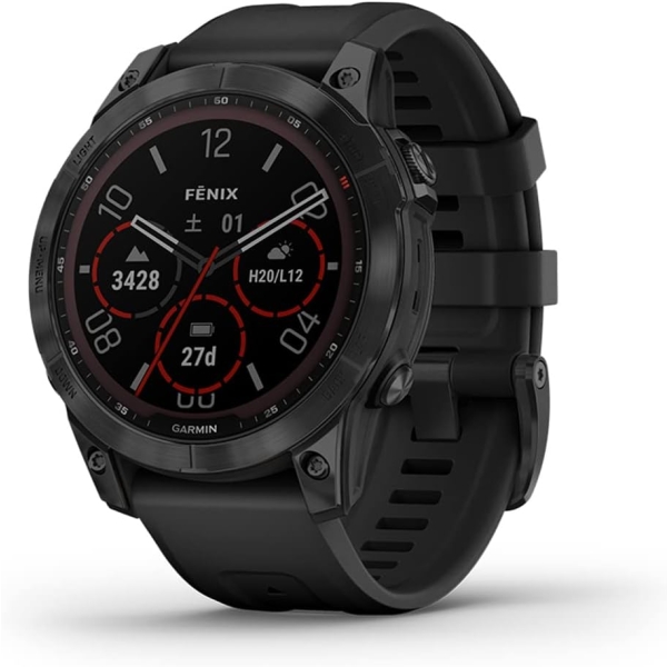 GARMIN Fenix 7 Sapphire Dual Power 010-02540-46 Ti Black Smart Watch