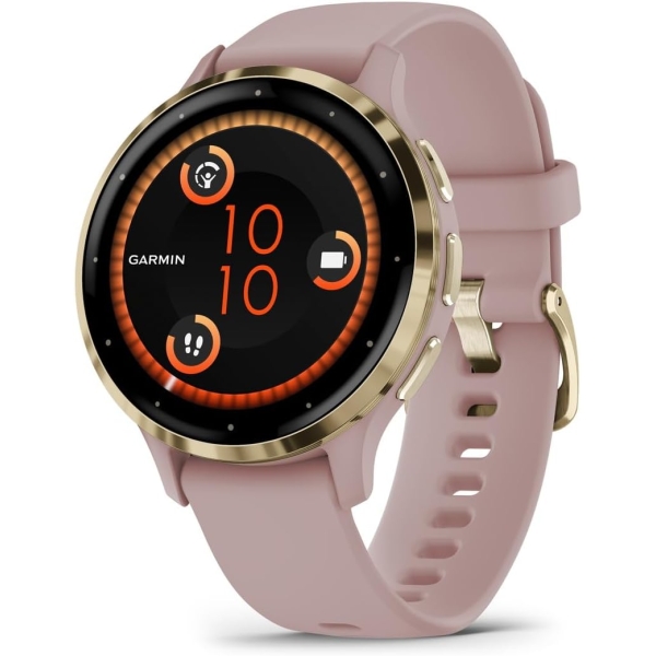 GARMIN Venu 3s 010-02785-43 Pink Dawn/Peach Gold Smart Watch